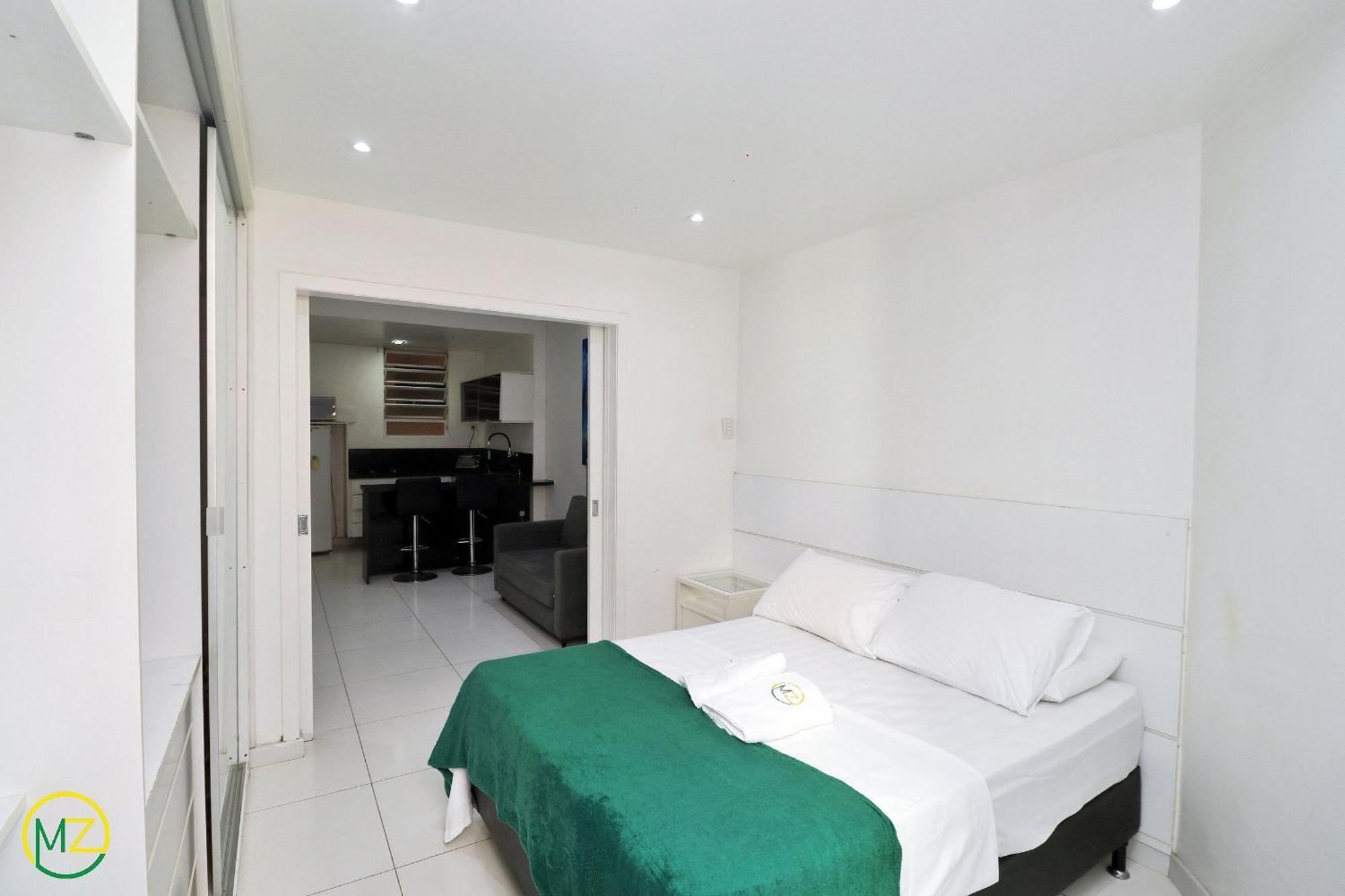 Studio Com Vista Lateral Para O Mar Em Copacabana Rio de Janeiro Exteriör bild