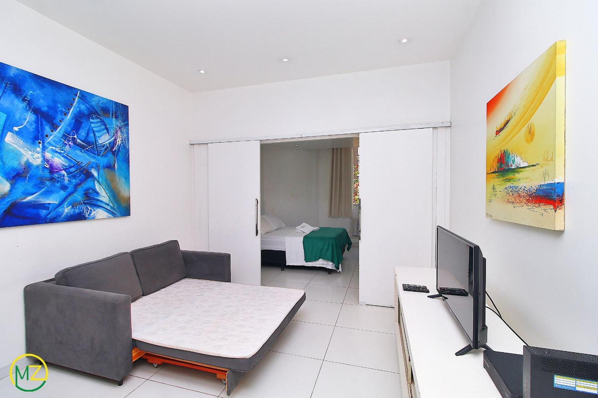 Studio Com Vista Lateral Para O Mar Em Copacabana Rio de Janeiro Exteriör bild